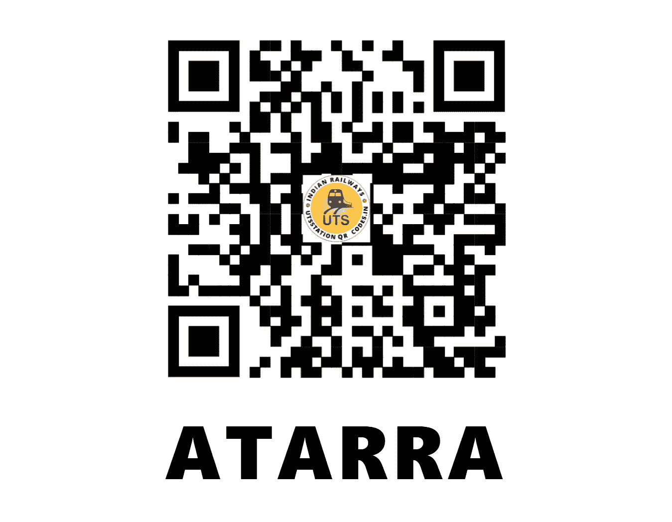 UTS QR Code for ATARRA - ATE (NC - UTTAR PRADESH)